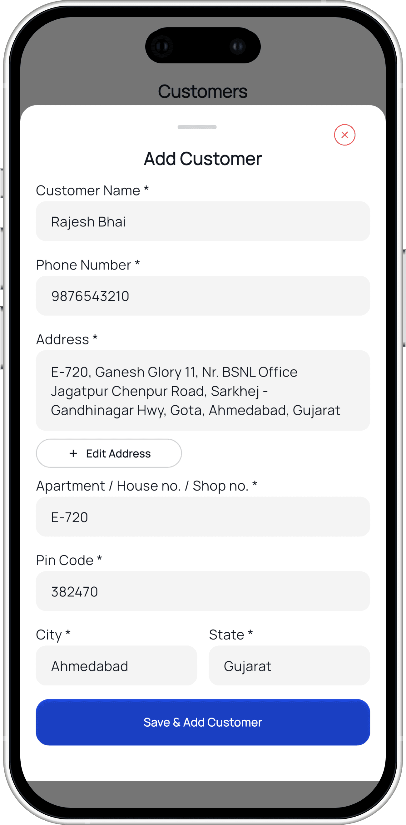 Add & Manage Your Customers