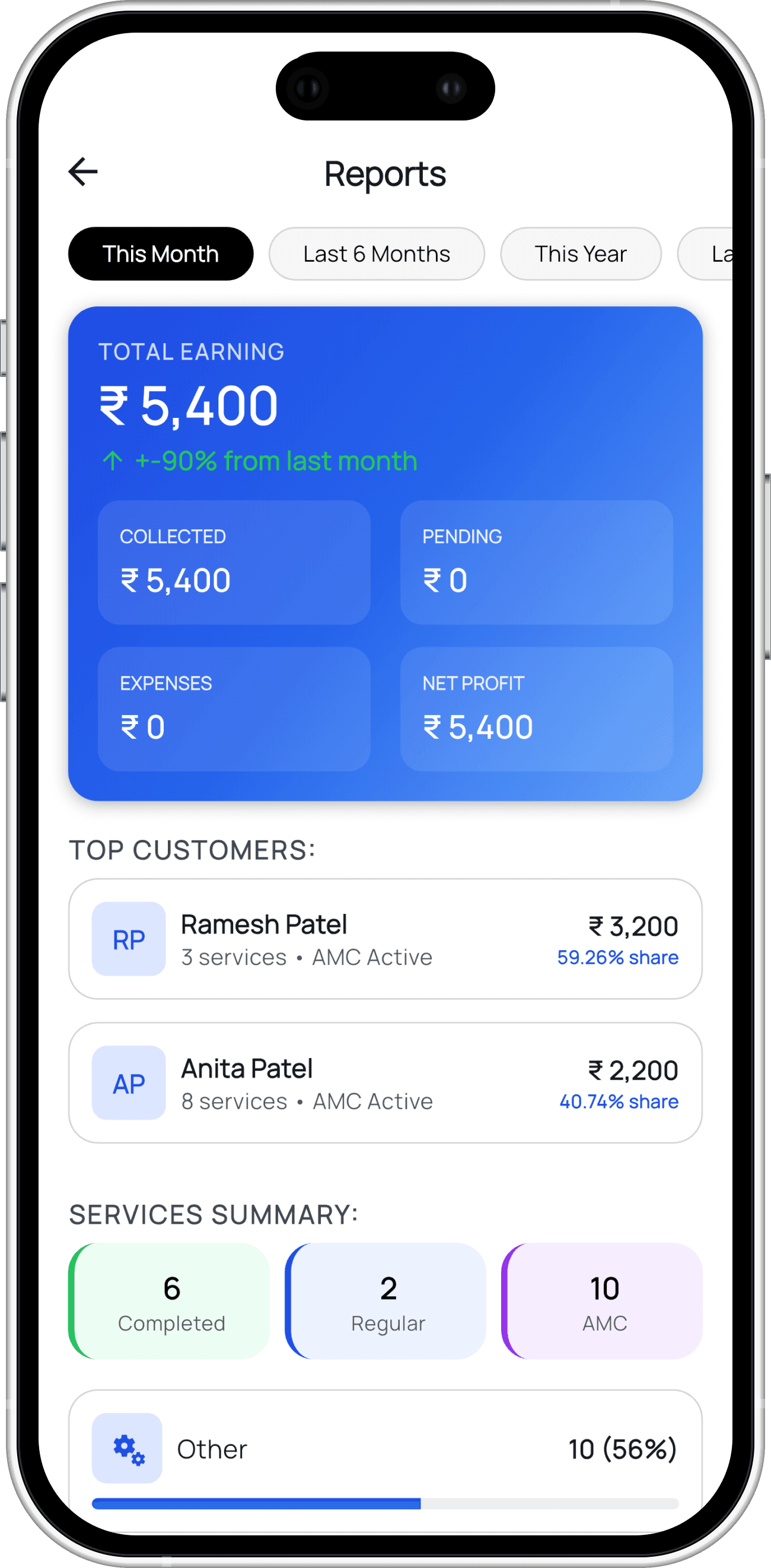 See Your Earnings & Expenses Clearly